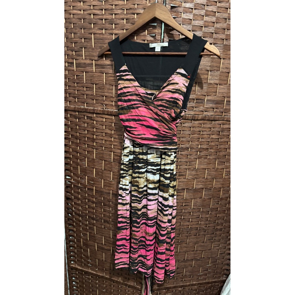 Animal Print Maxi Dress Sleeveless Pink Brown Black Casual‎ Party Sundress